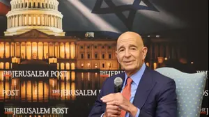 טום באראק שגריר ארהב בטורקיה, כנס ג׳רולם פוסט, 10 בדצמבר 2025