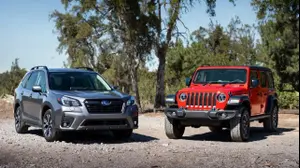 סובארו פורסטר ג'יפ רנגלר