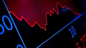 גרף יורד בוול סטריט