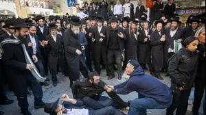 עימותים בין חרדים לכוחות משטרה בשל מתן דוח ע"י פקח, ירושלים, 18 בדצמבר 2025