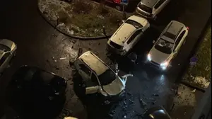 מכונית של גנרל רוסי שהתפוצצה במוסקבה, רוסיה, 22 בדצמבר 2025