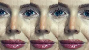 צילום תקריב של קרוליין לוויט דוברת הבית הלבן