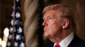 נשיא ארה"ב דונלד טראמפ במאר-א-לאגו, 22 בדצמבר 2025