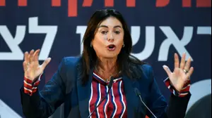 מירי רגב, שרת התחבורה,  טקס הארכת הקו האדום של הרכבת הקלה לראשון לציון, 25 בדצמבר 2025