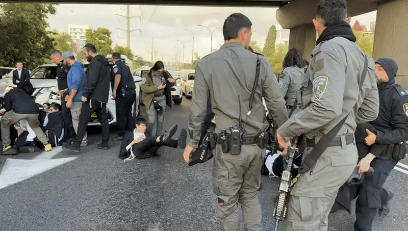 הפגנות הפלג הירושלמי, בני ברק, 28 בדצמבר 2025