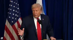 מסיבת עיתונאים טראמפ נתניהו שאלת וואלה