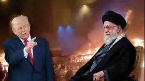 המנהיג העליון של איראן עלי חמינאי ונשיא ארה"ב דונלד טראמפ

9 בינואר 2026