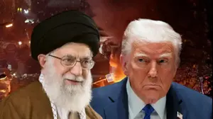 טראמפ 
חמינאי 
הפגנה