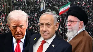 דונלד טראמפ, עלי חמינאי, בנימין נתניהו, איראן.