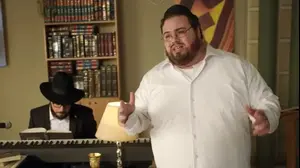 אוראל צברי ודניאל חן במערכון על "הרב תינוקא" ב"ארץ נהדרת", ששודר ב-14 בינואר 2025 בקשת