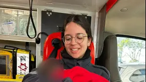 זירת מציאת תינוק נטוש, בניין קורן, חדרה, 26 בינואר 2026