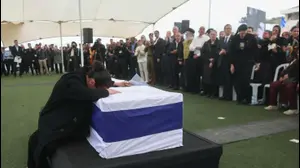 שירה גואילי בהלווית אחיה רן גואילי, 28 בינואר 2026