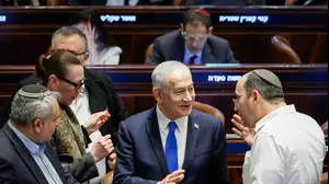 ראש הממשלה בנימין נתניהו במליאת הכנסת