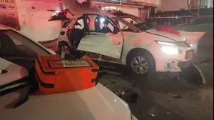 פיצוץ רכב בקרית ים