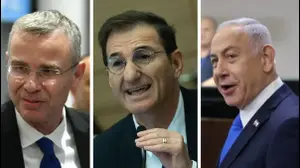 יריב לוין 
בנימין נתניהו 
בועז ביסמוט