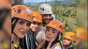 עינב בובליל ומשפחתה בתאילנד