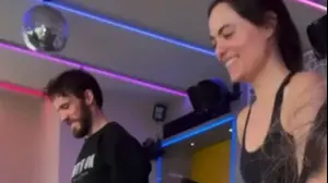 דר זוזובסקי וסם קלאפלין באימון אצל ליקי