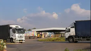 סיוע הומניטרי במעבר כרם שלום, פברואר 2026