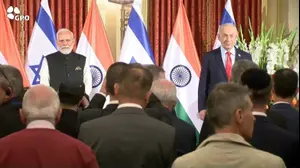הצהרת ראשי הממשלה ישראל והודו, מלון המלך דוד, ירושלים, 26 בפברואר 2026