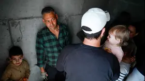 ישראלים בממ"ד בעקבות שיגורי טילים מאיראן