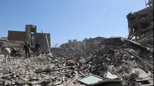 הריסות בטהרן עקב תקיפות ישראליות. 3 במרץ 2026