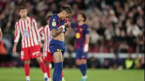 ראפיניה שחקן ברצלונה מאוכזב