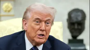 נשיא ארצות הברית דונלד טרמאפ בבית הלבן