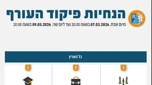 הנחיות פיקוד העורף