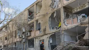 הרס מנפילת טיל, דימונה, 22 במרץ 2026