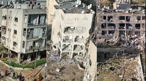 דימונה, ערד, תל אביב - נזק בעקבות פגיעת טילים איראניים