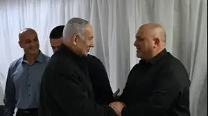 ראש הממשלה בנימין נתניהו בפגישה עם עם ראשי רשויות מקו העימות באזור הצפון, 29 במרץ 2026
