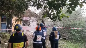 פגיעה מטיל איראני בגליל המערבי. 03/04/2026