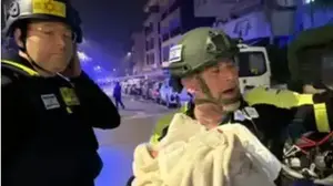 זירת הפגיעה בפתח תקווה