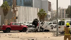 זירת נפילה, תל אביב, 4 באפריל 2026