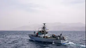 ספינות חיל הים בים האדום