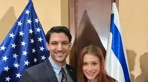 ירון לישינסקי ובת זוגו שרה מילגרם, שנרצחו בפיגוע ירי בוושינגטון, ארה"ב