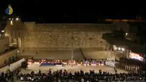 טקס ממלכתי הדלקת נר זכרון בכותל - ערב יום הזכרון