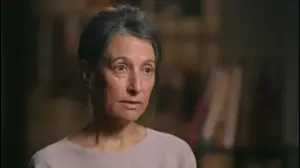 רייצ'ל גולדברג-פולין, אמו של הירש גולדברג-פולין, שנחטף ב-7 באוקטובר ונרצח על ידי מחבלי החמאס, מתוך תכנית התחקירים "60 דקות" של CBS