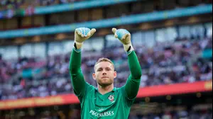 דניאל פרץ שוער סאות'המפטון מול מנצ'סטר סיטי בגביע