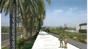 הדמיה של טיילת המושבות בין פרדס חנה-כרכור לגבעת עדה-בנימינה