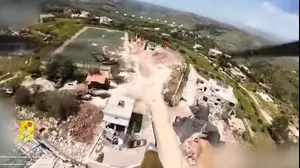 תיעוד של רחפן חיזבאללה תוקף בסיס צה"ל