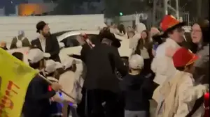הרגעים שאחרי פגיעת הרכב בתהלוכת ל"ג בעומר בבאר שבע