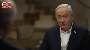 ראש הממשלה בנימין נתניהו בראיון ל-60 דקות