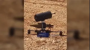 רחפן נפץ של חיזבאללה שאותר בישוב בצפון