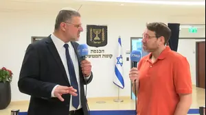 ח"כ אביחי בוארון מהליכוד בריאיון ליהודה שלזינגר בפתיחת כנסת הקיץ של הכנסת