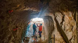מנהרה קדומה שנחשפה ברמת רחל בירושלים