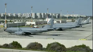 מטוסי תדלוק אמריקניים בנתב"ג, 25 בפברואר 2026