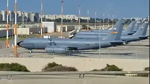 מטוסי תדלוק אמריקניים בנתב"ג, 25 בפברואר 2026