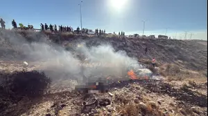 רכב עלה באש סמוך לצומת גורל