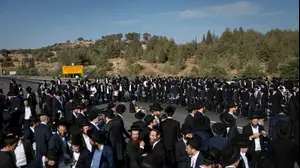הפגנת חרדים